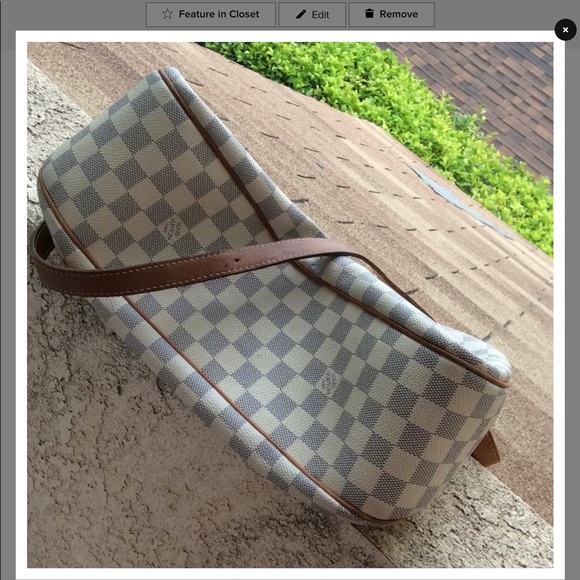 LOUIS VUITTON SIRACUSA MM DAMIER AZUR - Picture 5 of 7